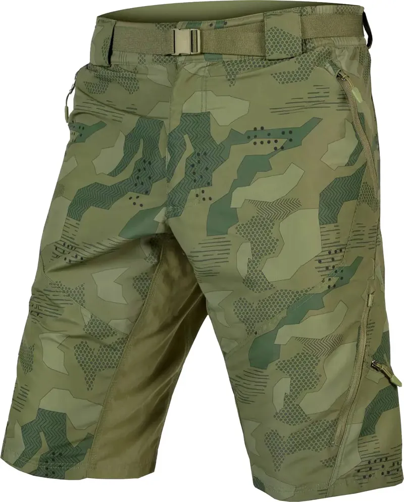 Endura Hummvee Shorts II with Liner Olive Camo